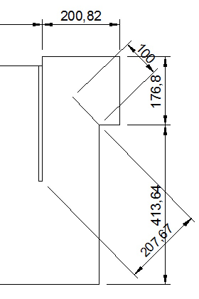 AutoCAD LT作図（寸法マスク）